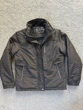 SUOKENI Waterproof Winter Ski Snowboarding Jacket Coat Black Small Fleece